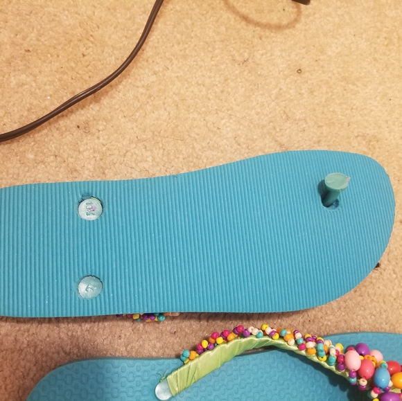 African beaded slippers - Picture 2 of 2